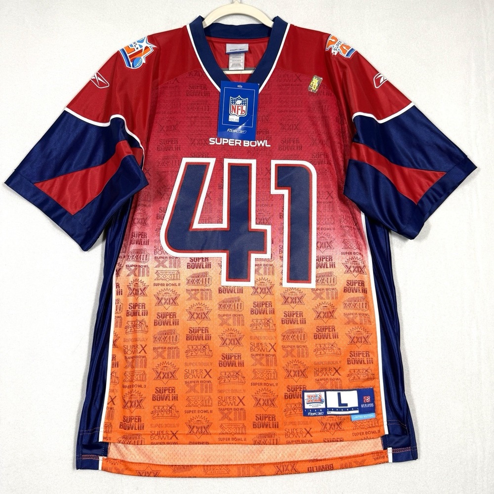 SUPERBOWL 41 Jersey Mens Large Colts Bears 2007 Limited‎ Edition NFL Reebok NWT